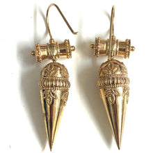 9ct Yellow Gold Etruscan Earrings