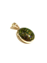 9ct Gold Black Opal Pendant