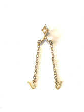 Tourmaline and Seed Pearl Collar Pendants