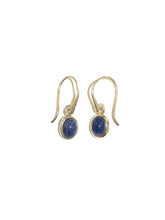 Sterling Silver Sapphire Drop Earrings