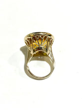 9ct Yellow Gold Round Cut 31.25ct Citrine Dress Ring