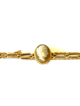 15ct Yellow Gold Antique Cameo Bracelet