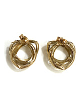 9ct Gold Triple Twist Earrings