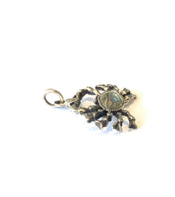 Sterling Silver Larger Crab Pendant