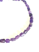 Amethyst Square Bead Necklace