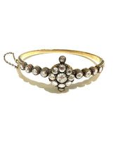 18ct Gold Hinged Bangle