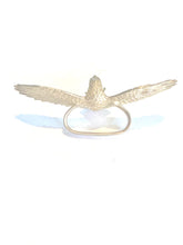 Silver Plate Eagle Double Knuckle Ring