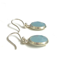 Sterling Silver Aquamarine Earrings