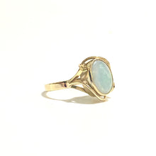 9ct Yellow Gold Solid Opal Ring