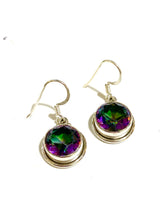 Sterling Silver Mystic Topaz Drop Earrings