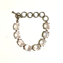 Sterling Silver Rose Quartz Bracelet