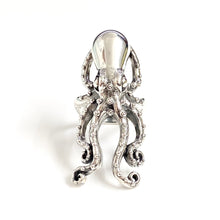 Sterling Silver Octopus Ring