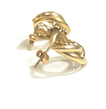 9ct Gold Triple Twist Earrings