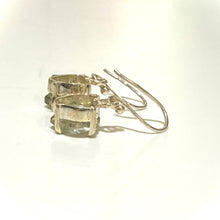 Sterling Silver Green Amethyst Earrings