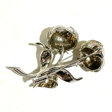 Sterling Silver Flower Brooch