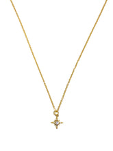 Gold Star Cubic Zirconia Necklace