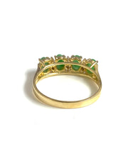 14ct Gold Jadeite and Diamond Ring