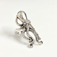 Sterling Silver Octopus Ring
