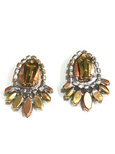 Red and Green Clip On Earrings