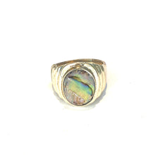 Sterling Silver Paua Shell Ring