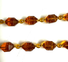 Art Deco Faceted Crystal Necklace