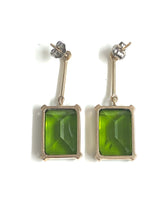 9ct Gold Synthetic Zultanite Earrings