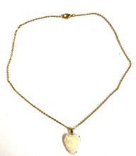 14ct Gold Andamooka Opal Necklace