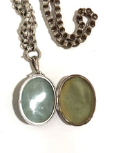 Antique Sterling Silver Chain and Locket