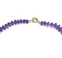 Graduated Amethyst Beaded Necklace