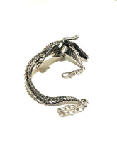 Sterling Silver Australian Crocodile Segmented Bracelet