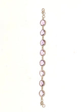 Sterling Silver Amethyst Bracelet