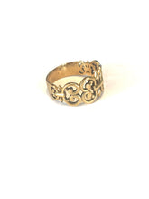9ct Gold Swirl Detail Ring