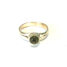 Sterling Silver Green Tourmaline Ring