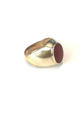 Sterling Silver Carnelian Oval Ring