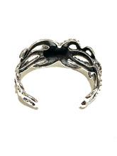 Large Sterling Silver Realist Octopus Cuff