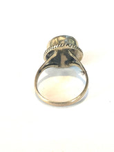 Sterling Silver Round Turquoise Ring