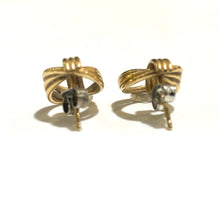 Sterling Silver Gold Plate Triple Hoop Earrings