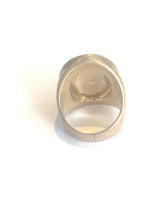 Large Oval Sterling Silver Ring