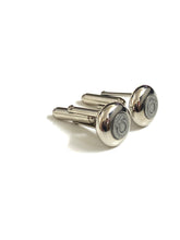 Ferragamo Round Silver Cufflinks