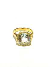 9ct Yellow 6.18ct Aquamarine Ring