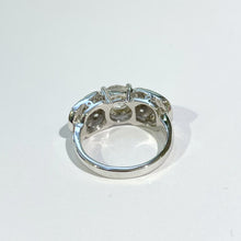 18ct White Gold 1.95ctw Old Cut Diamond Dress Ring