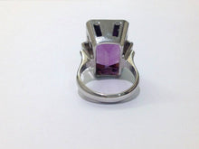 Large Amethyst Cocktail Ring
