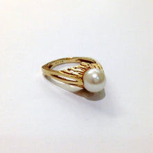 Modernist Cultured Pearl Ring
