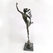 Antique Mercury Bronze Statue