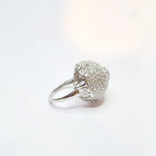 18ct White Gold 3.45ctw Diamond Cocktail Ring