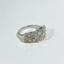 18ct White Gold 1.95ctw Old Cut Diamond Dress Ring