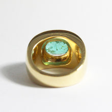 18ct Yellow Gold 4.38ct Paraiba Tourmaline Ring