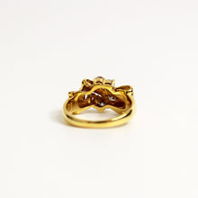 18ct Yellow Gold Diamond Bow Ring