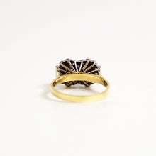 18ct Yellow Gold Pearl and Diamond Art Deco Ring