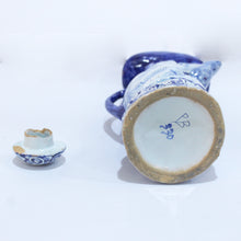 Antique Delft Blue and White Delftware Monkey Milk Jug
